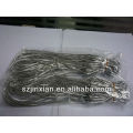 1.5mm Silber Metallic elastischer Bogen mit Schleife